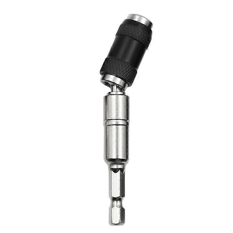 Hexagonal Pivoting Bit Holder with Ring Bendable in 20 Angle Universal