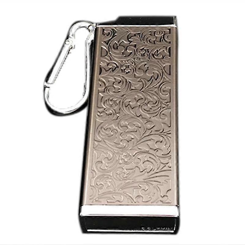 Portable Metal Small Ashtray Pocket Compression Square Mini Style B