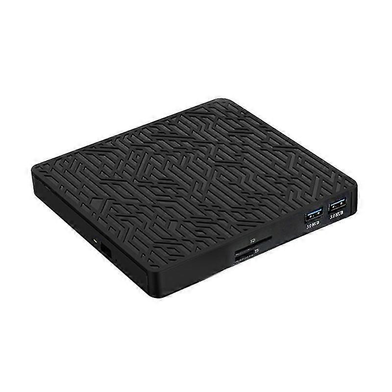 External Dvd Vcd Drive Burner Dual Usb3.0 Sd Tf Hub C D Reader Writer For Pc