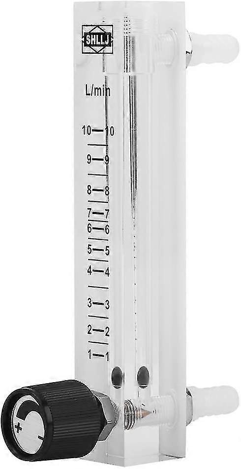Lzq-7 1-10lpm Gas Flow Meter Tester, Acrylic Air Oxygen Gas Flow Meter With Check Valve