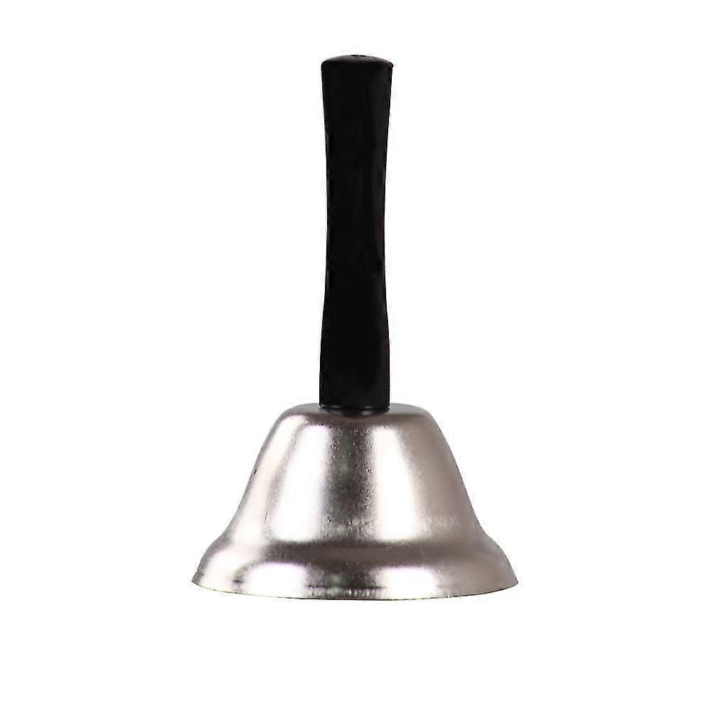 Yaju Handbell Stainless Steel Santa Tea Bell With Handle Loud Christmas Ringing Dinner Bell Handheld Small Attention School Bell For Desk Services,ki