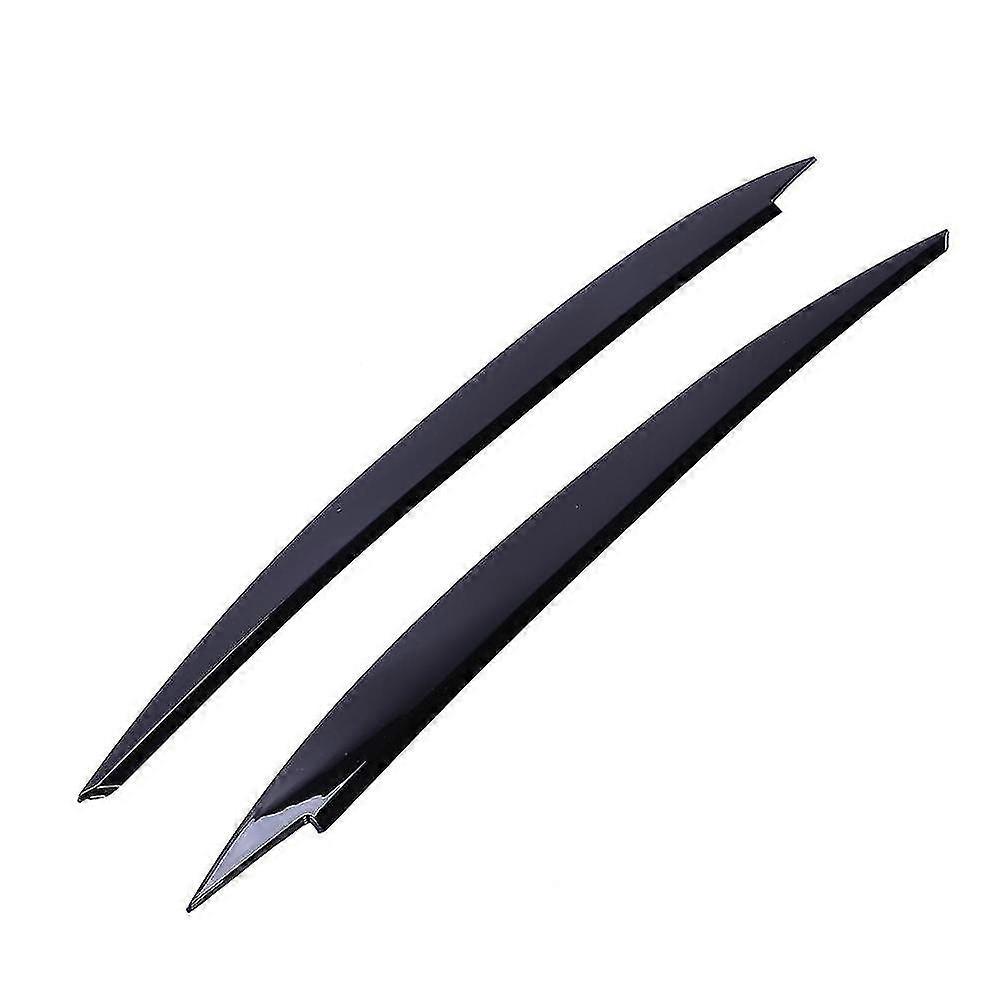 Black Headlights Eyebrow Eyelids Trim Fit Mk7 Golf 7 Abs Black Style