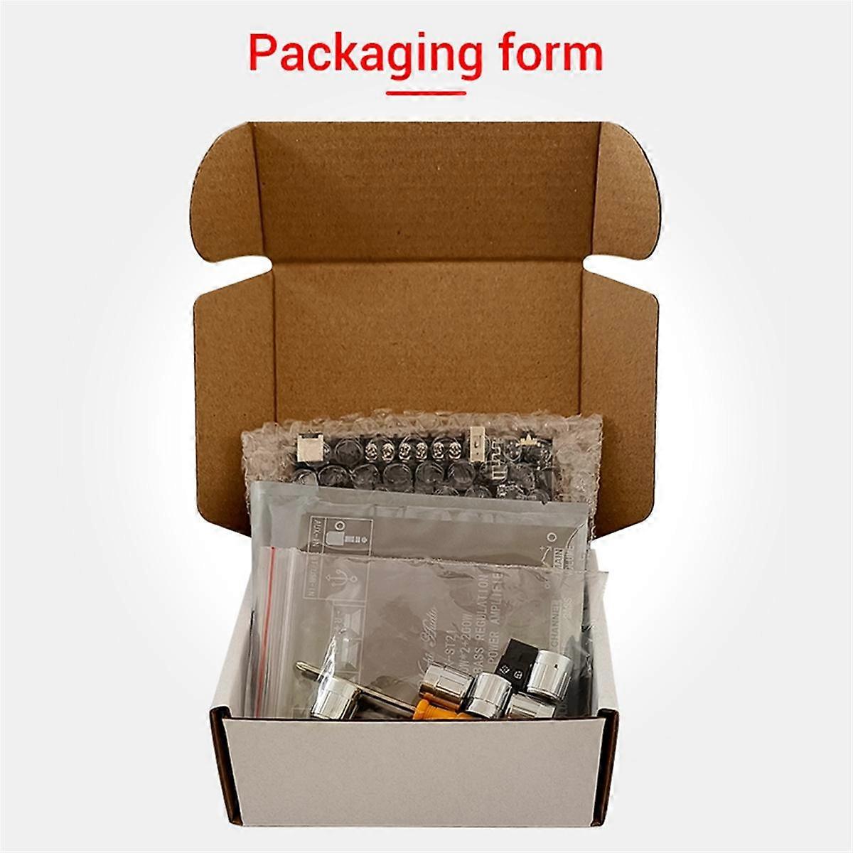 -ST21 Bluetooth Power Amplifier Board 2.1 Canal 2x100W + 200W Subwoofer TPA3221 Amplificator digital M