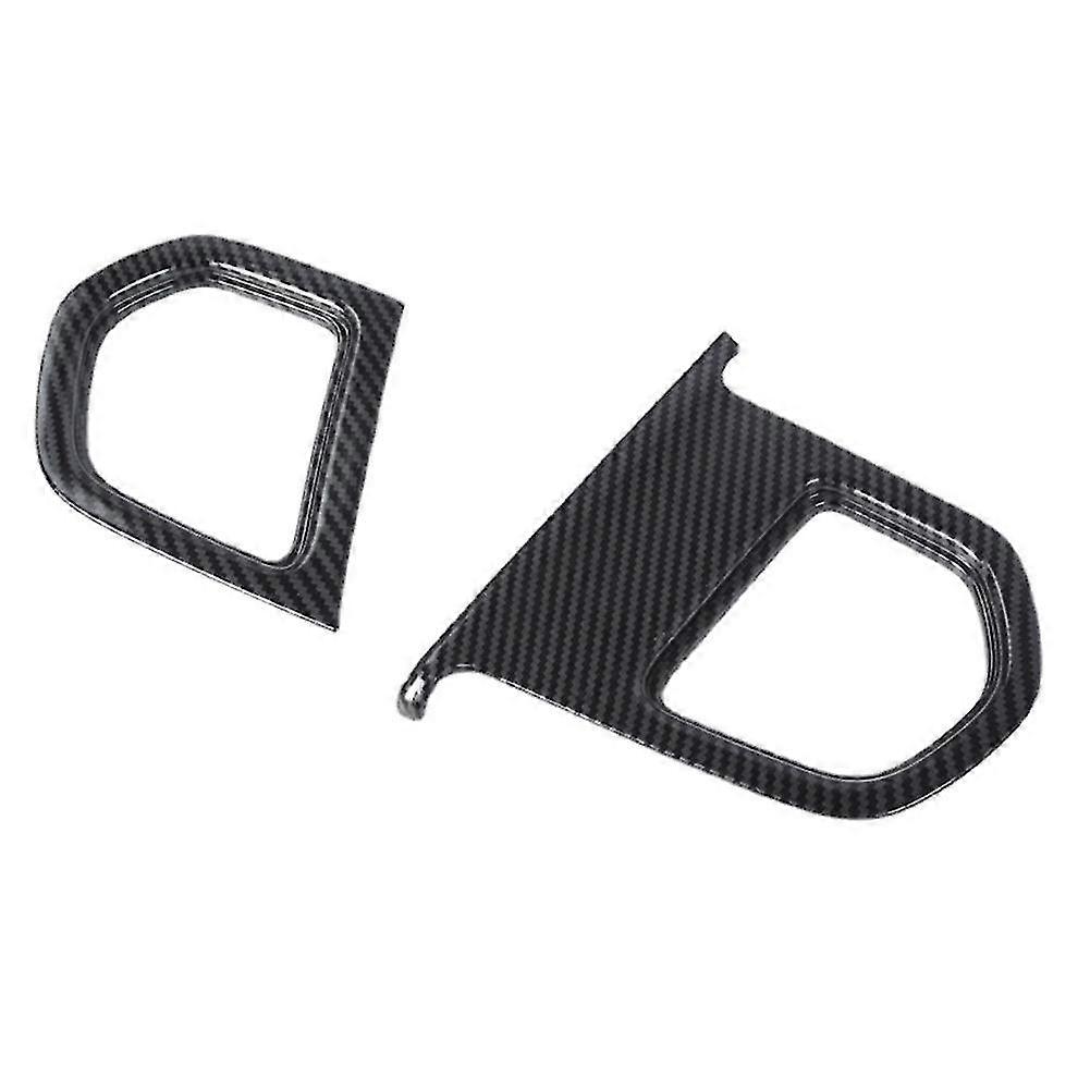 Carbon Fiber Front Air Outlet Panel Trim For Fit Jazz 2021