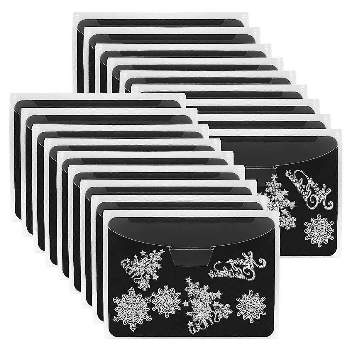 36 Pack Magnetic Sheets for Die Storage Stamps and Die Storage Pockets Die Cut Storage Card Making Supplies