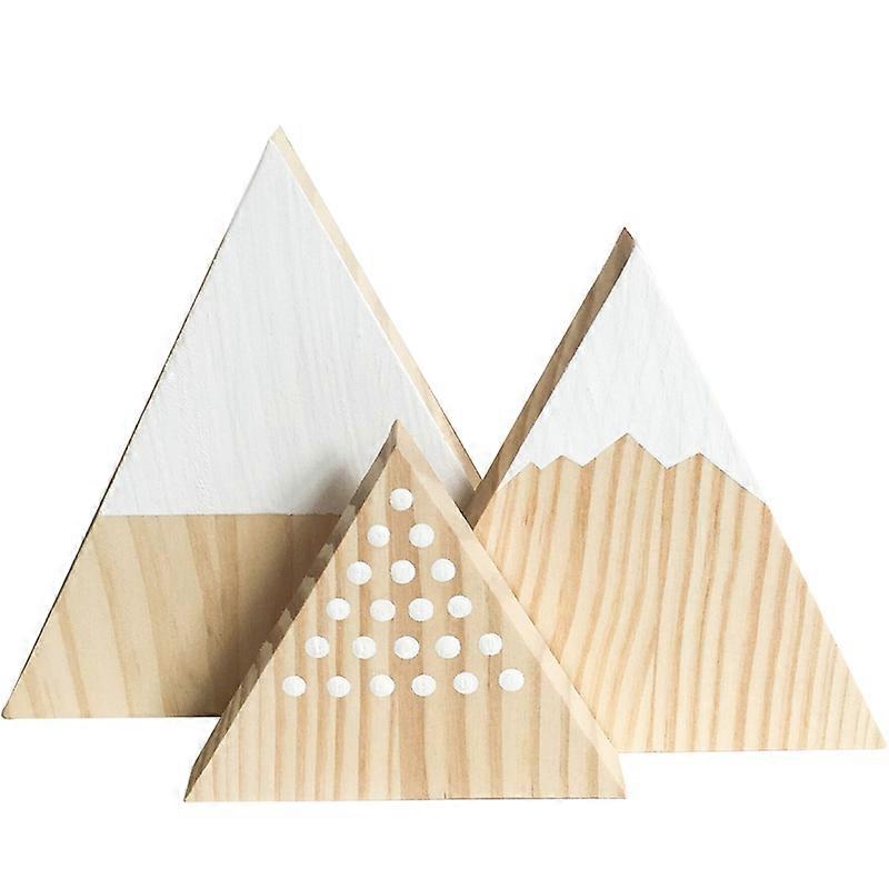 3Pcs/Set Nordic Mountain Style Triangle Shaped Kids Bedroom Decoration Ornaments KAESI KAESI