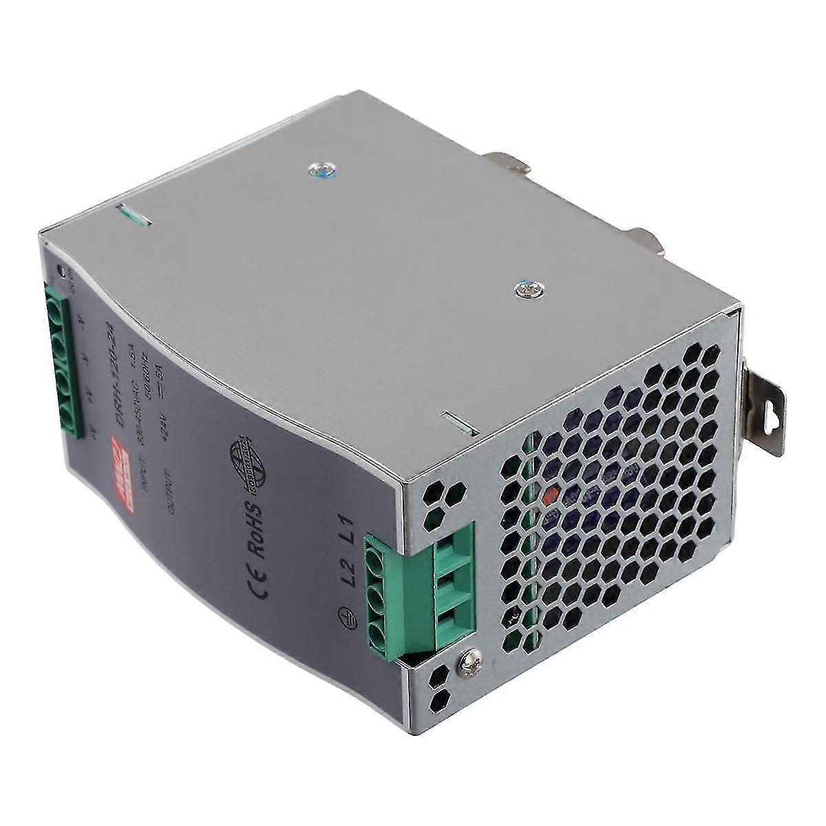 Drh-120-24 Spínaný napájecí zdroj 380ac 120w Přepínač průmyslového napájecího zdroje na DIN lištu s jedním výstupem 24v