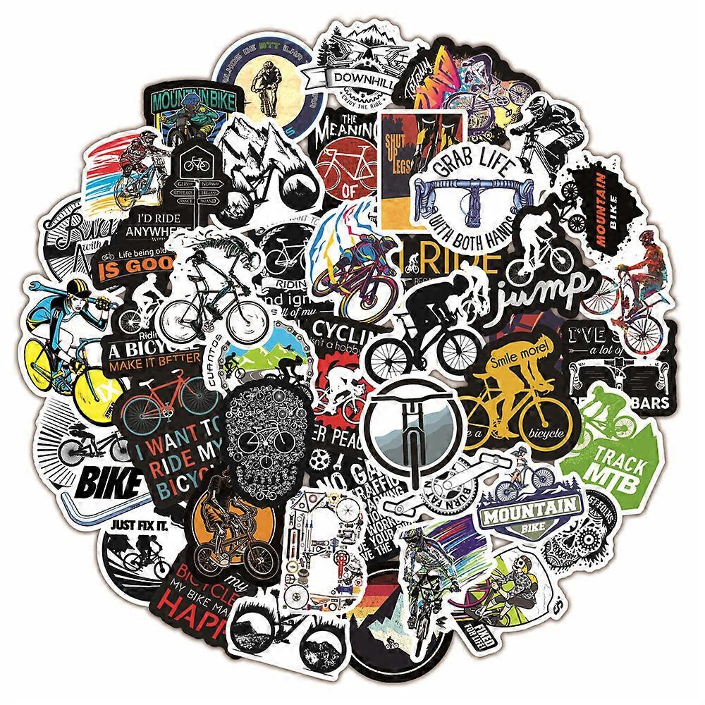 50PCS Mountain Bike Graffiti Stickers