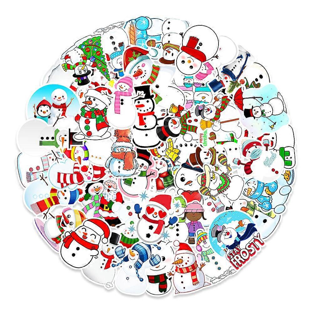 Christmas Stickers for Envelopes 50PCS