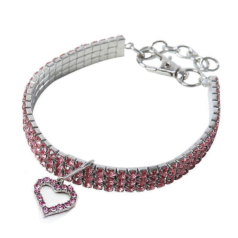 1pcs Collar With Circle For Pet,pink