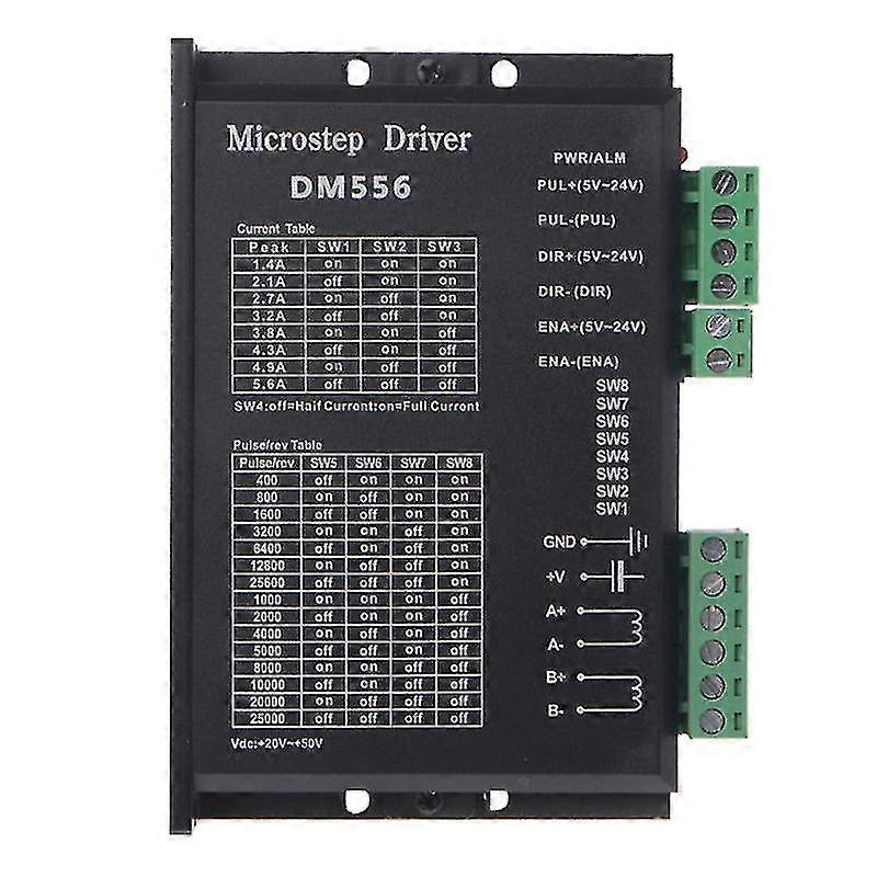 Digital Stepper Driver, Dm556 Motor Driver Is Suitable For Nema 23, Nema 24 And Nema34 Stepper Moto
