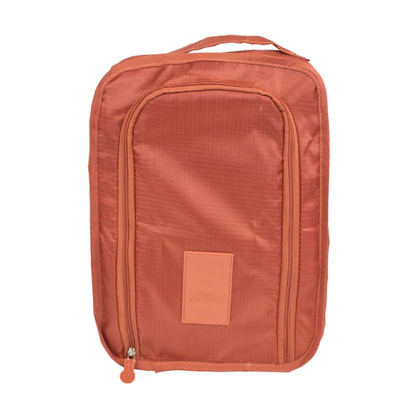 Travel Bag Zipper Closure Smooth Opening Good Sealing Handle Design Foldable Space Saving Shoe Pouch Home Supply KAESI