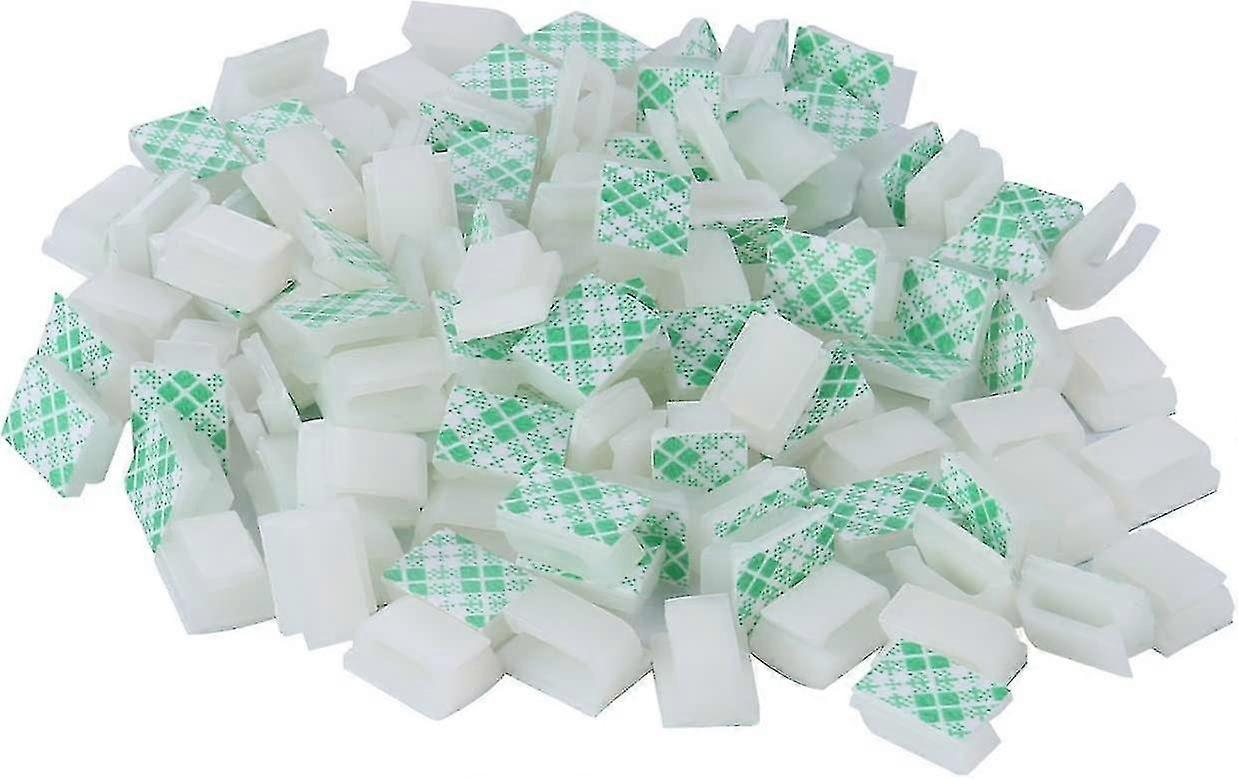 Cable Clips Adhesive Cable Clips Ethernet Cable Clips Wire Holder System 100 Pcs