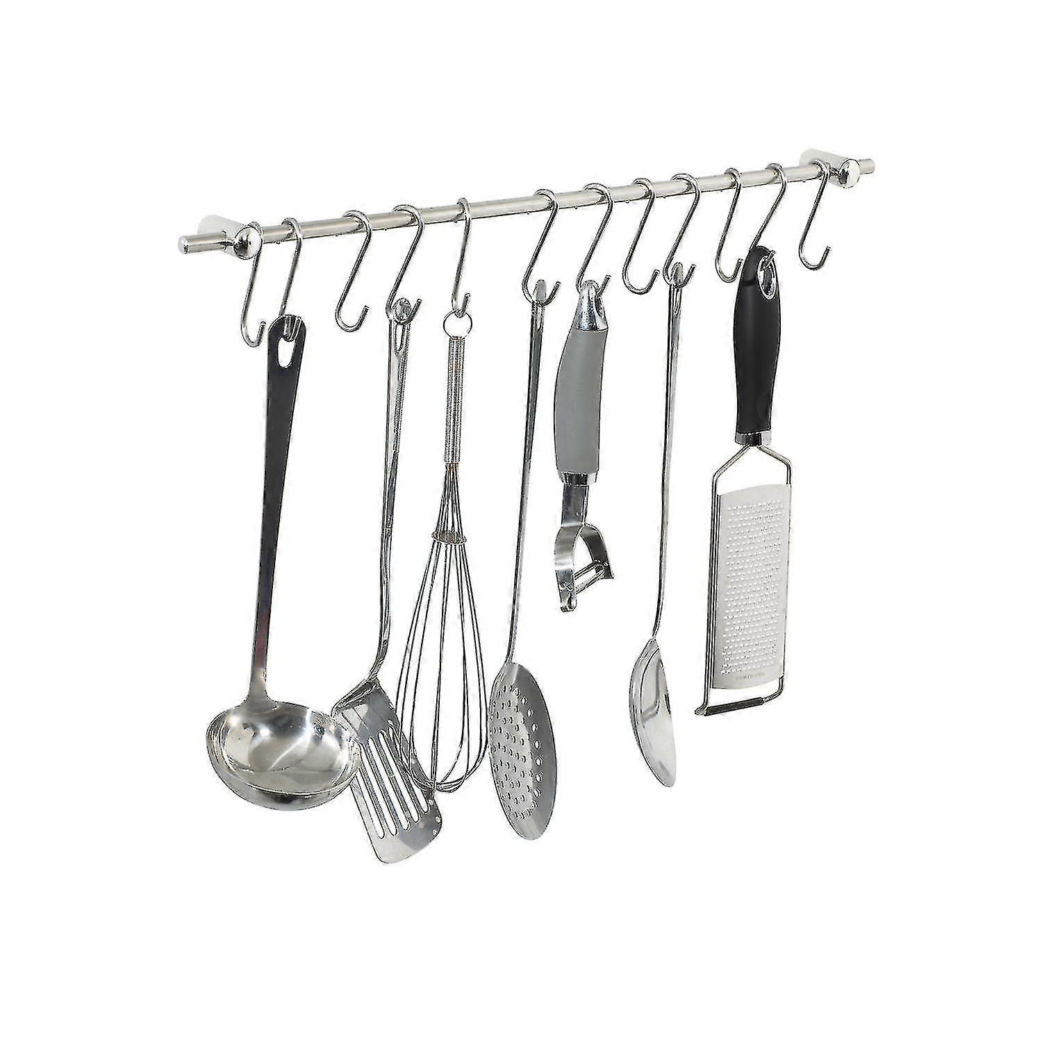 Kitchen Tool Holder Utensils Hanging Rack With 12 Free S Hooks