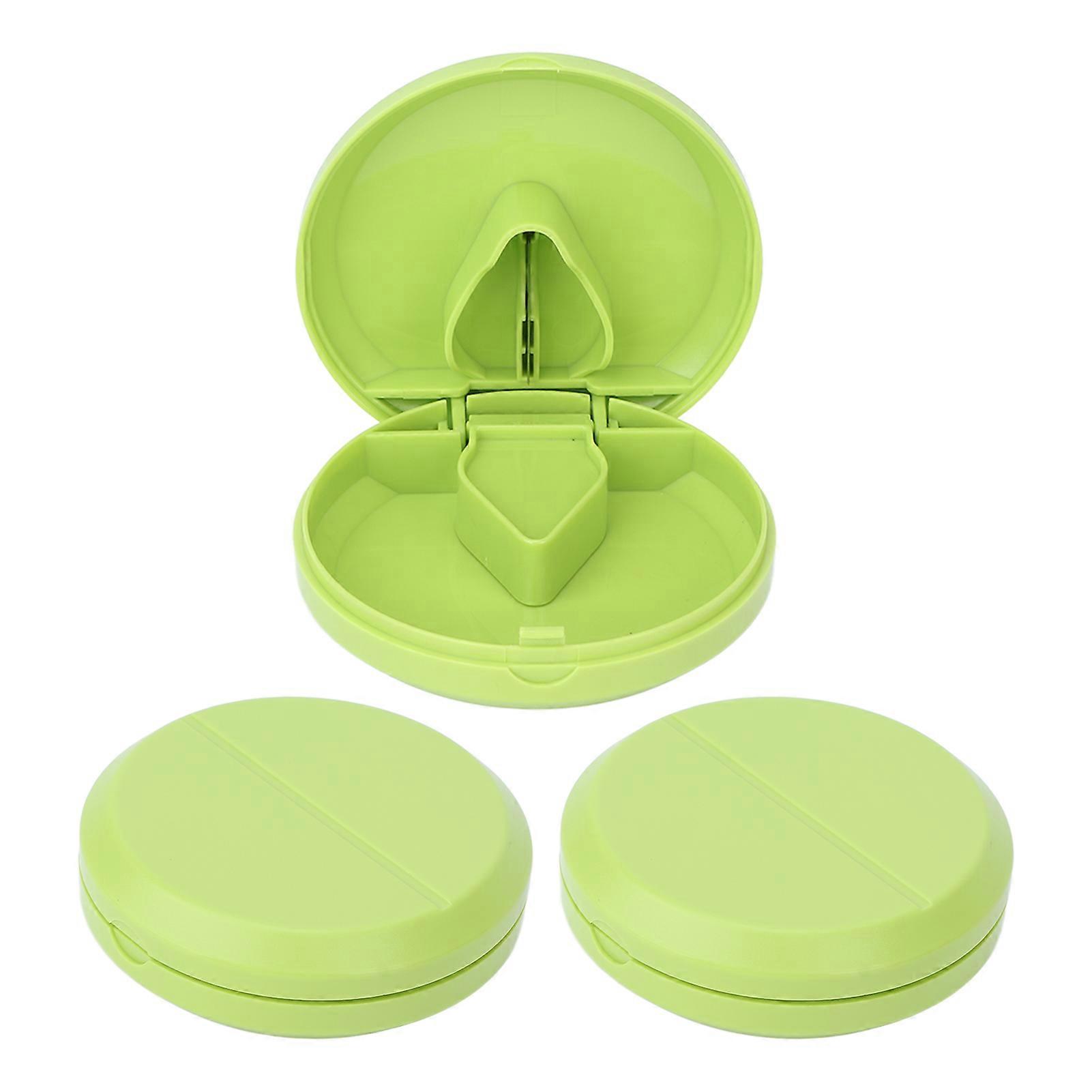 3pcs Pill Cutter Double Sharpened Blades Small Portable Separation Tool for Different Specifications Tablets