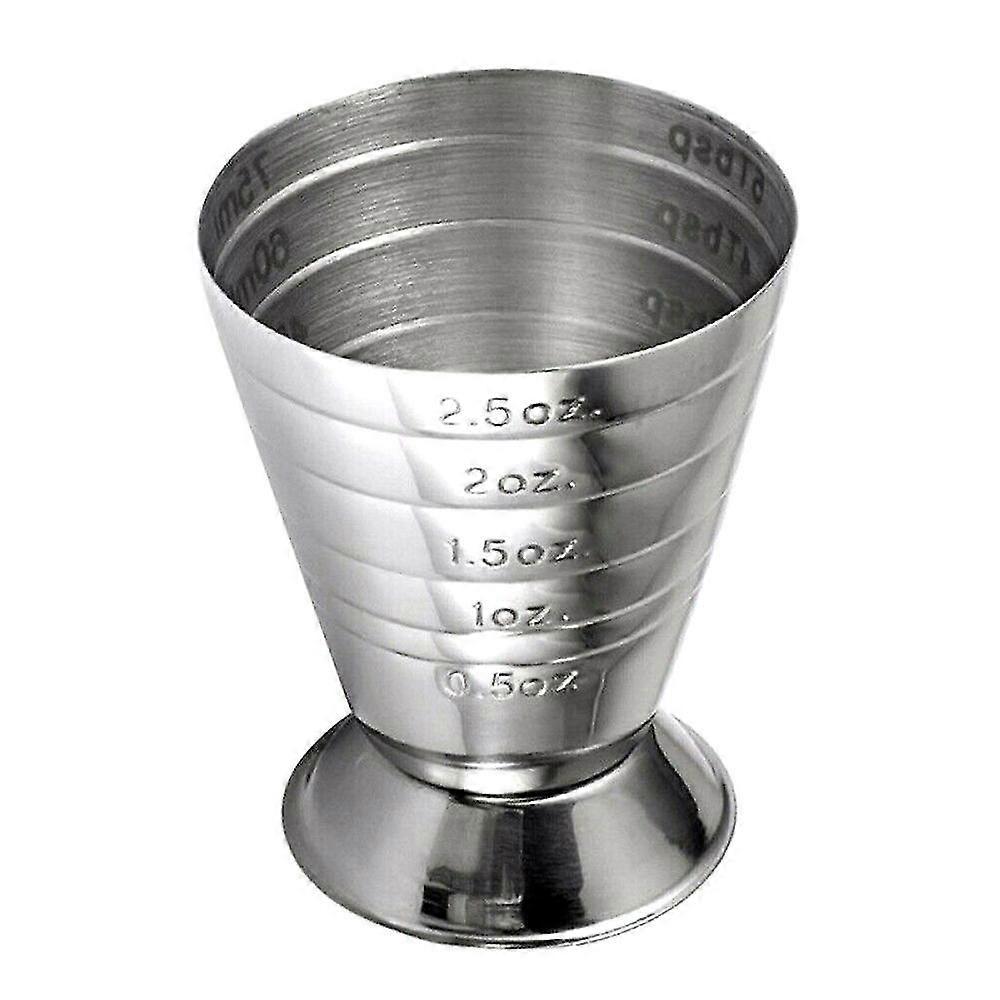 75ml Measure Cups Jigger Shot Drink Spirits Mix Bar Cocktail Party Beaker