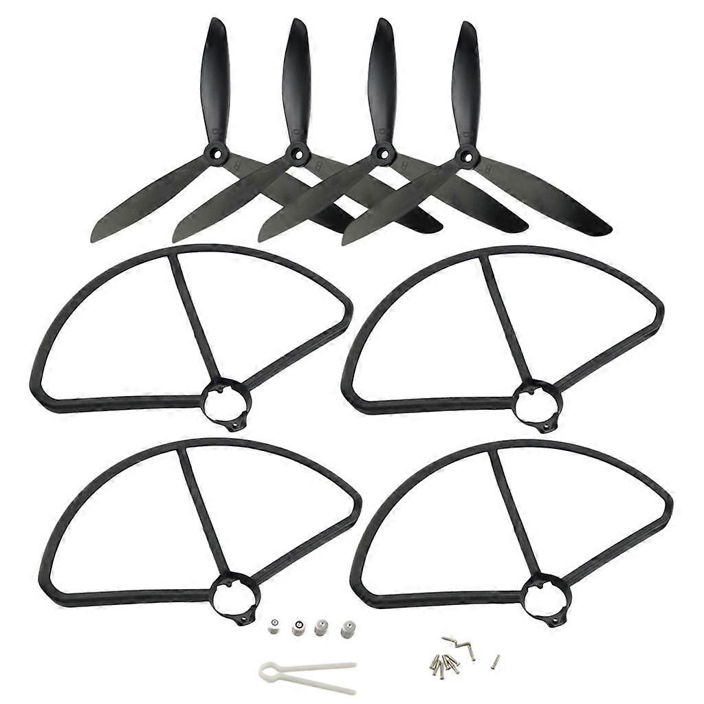 4 Pcs Propellers+Protective Rings for MJX B2C B2W Bugs 2 RC Quadcopter Parts