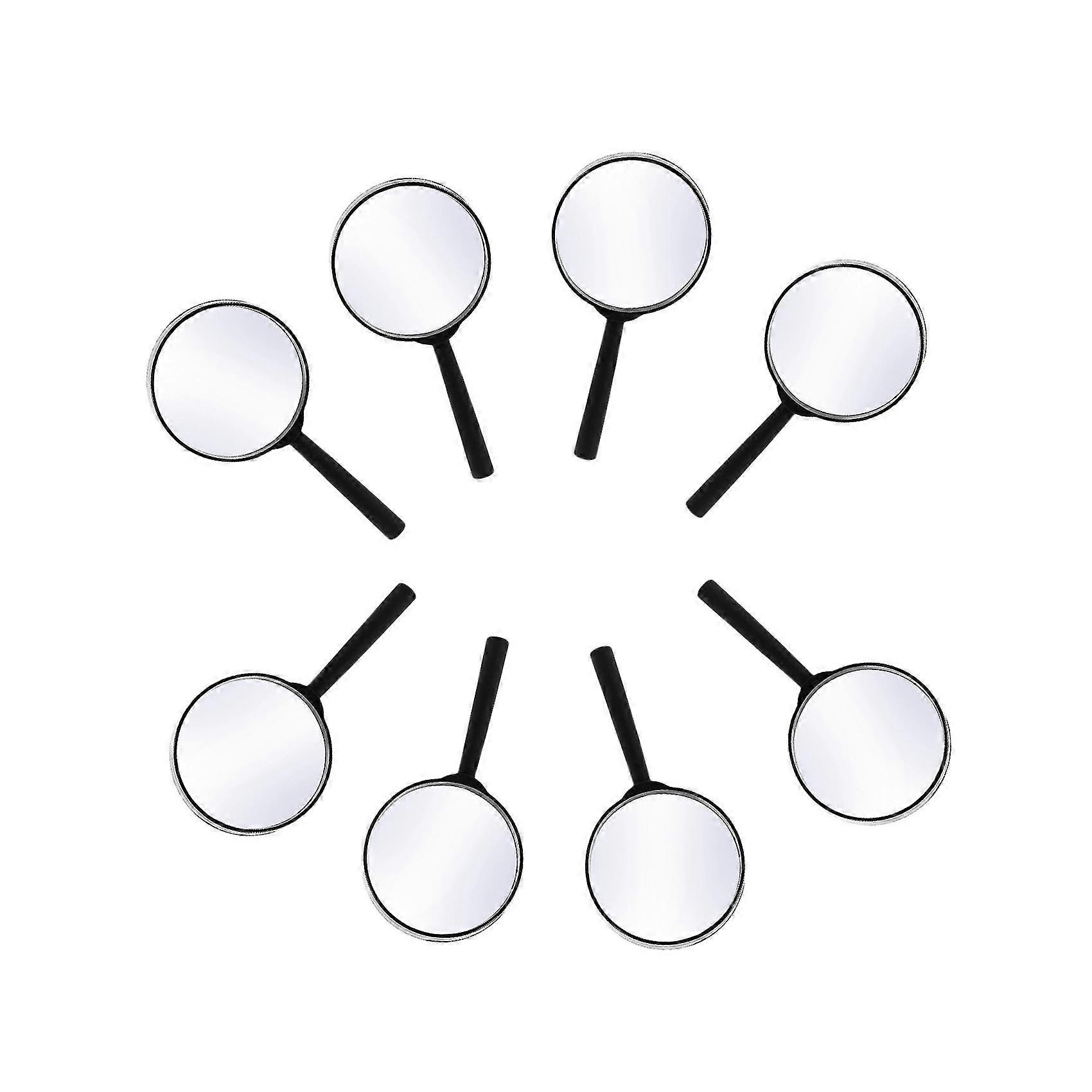 Kinderen Vergrootglas 8 stuks, Plastic Handheld Mini Draagbaar Vergrootglas Kleine Kinderen Magnifi