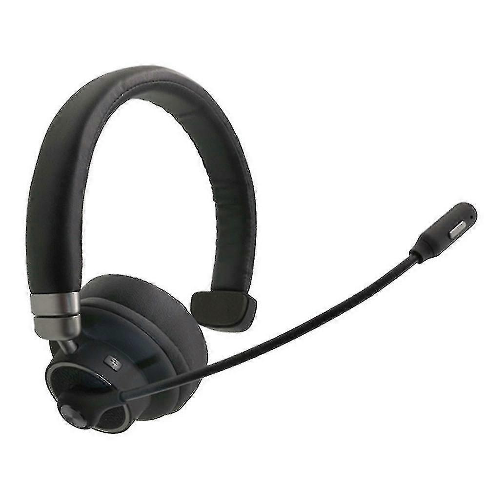 Bluetooth Headset With Microphone, Wireless Headset With Noise Cancelling Sound,comfortable Extra Cushion, Strong Bt Signal,mute Button,cell Phone Hea