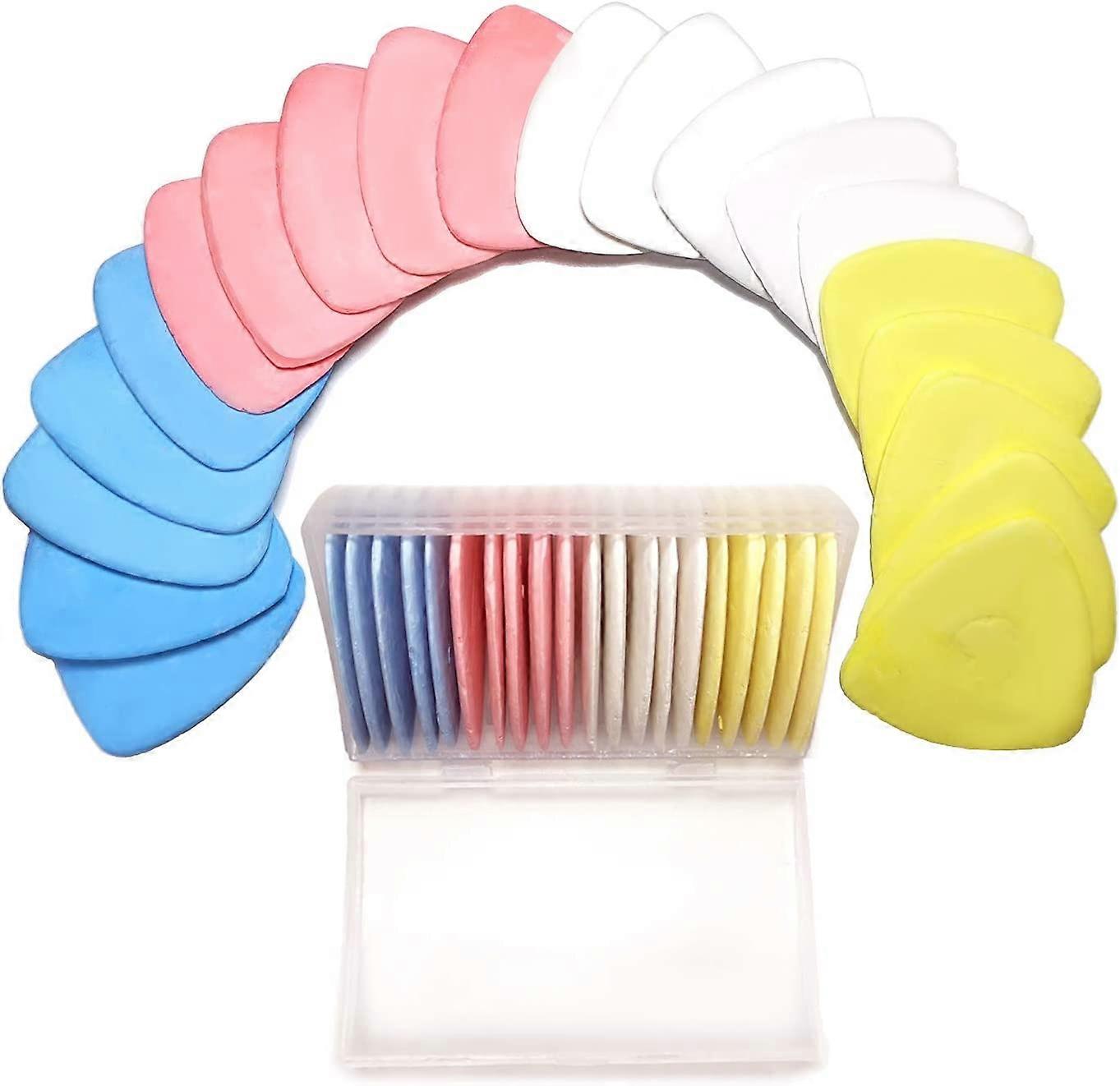 Professional Fabric Triangular Sewing Chalk - Sewing Supplies & Accessories (20 Pack) (4 Colors)