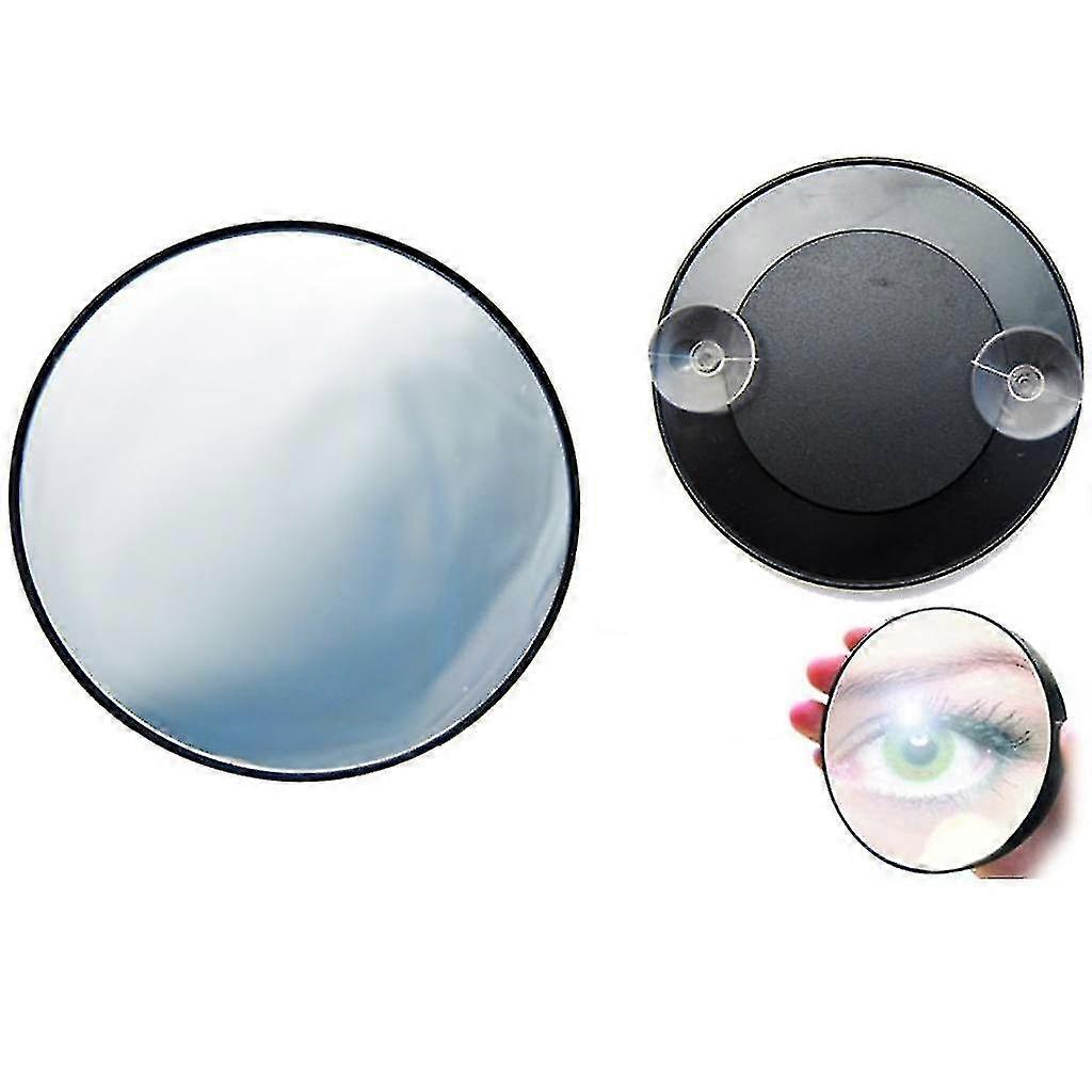 Makeup Mirror,15x Magnifying Mirror With Suction Cups Round Mirror