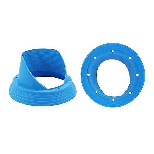 2 Pieces Auto 6.5inch Silicone Car Speaker Baffle Waterproof and Dustproof Cover Sound Quality Improvement