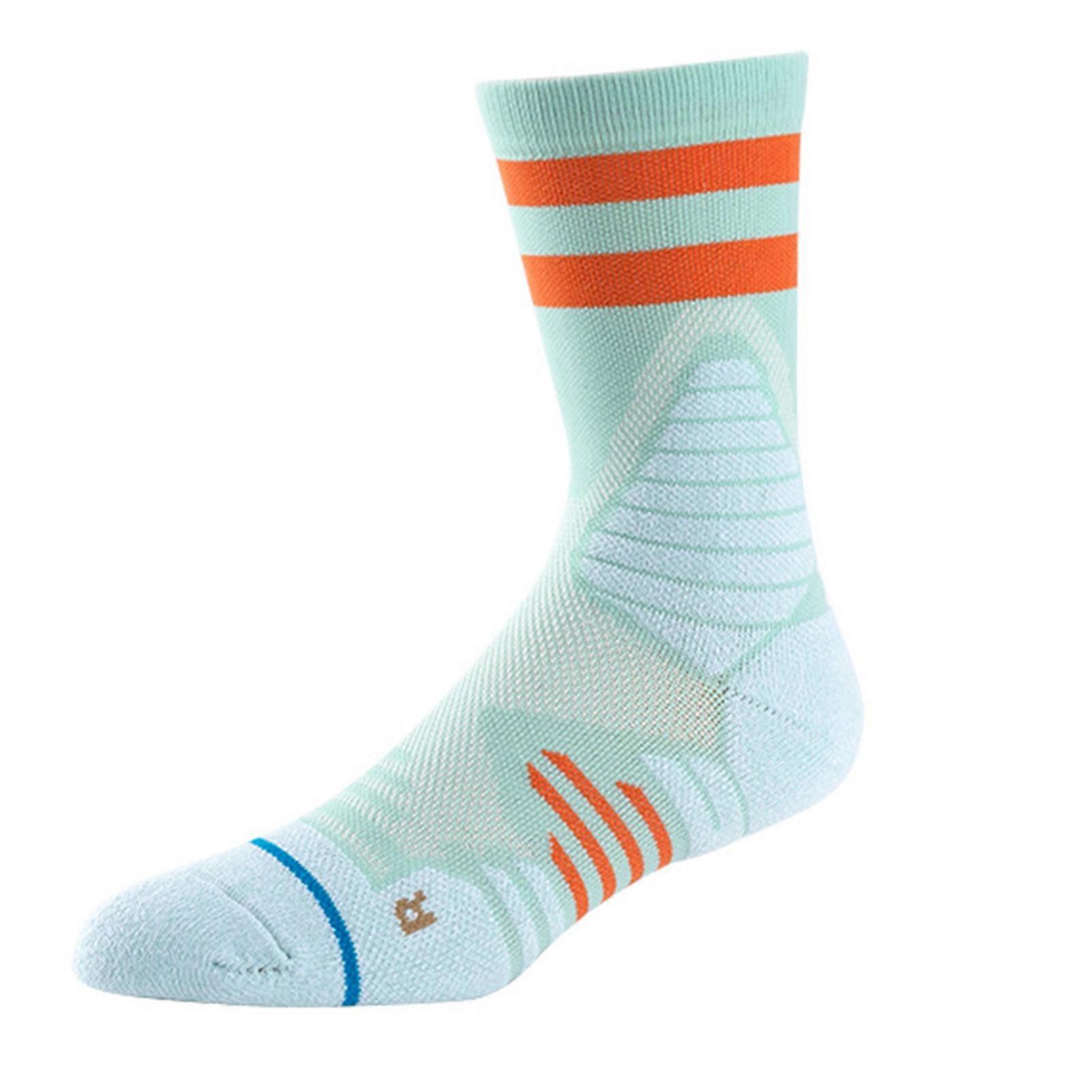 Men's Athletic Socks Cushioned Crew Moisture Control Thickened for Hiking Run