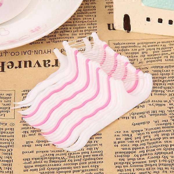 100 Pack Floss Interdental Brush Clean Teeth Stick Toothpicks