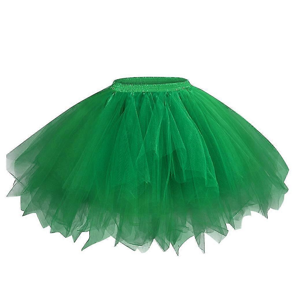 Femmes Mesh Tulle Jupe Princesse Jupe Élastique Adulte Short Tutu Jupe Dansante