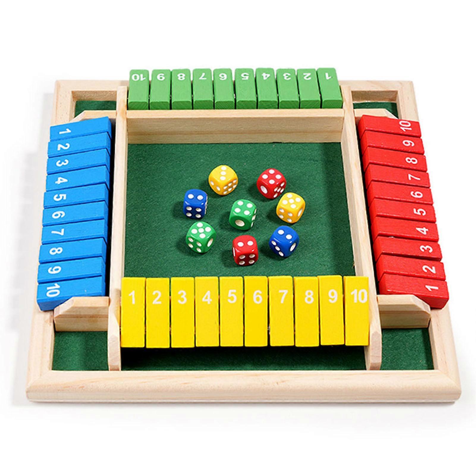 Four-sided Digital Flip Game Educational Dices Arithmetic Game for Enlightenment