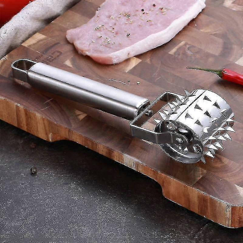 Edelstahl Fleischklopfer Fleischhacker Roller Fleisch Hammer Kochen Küche