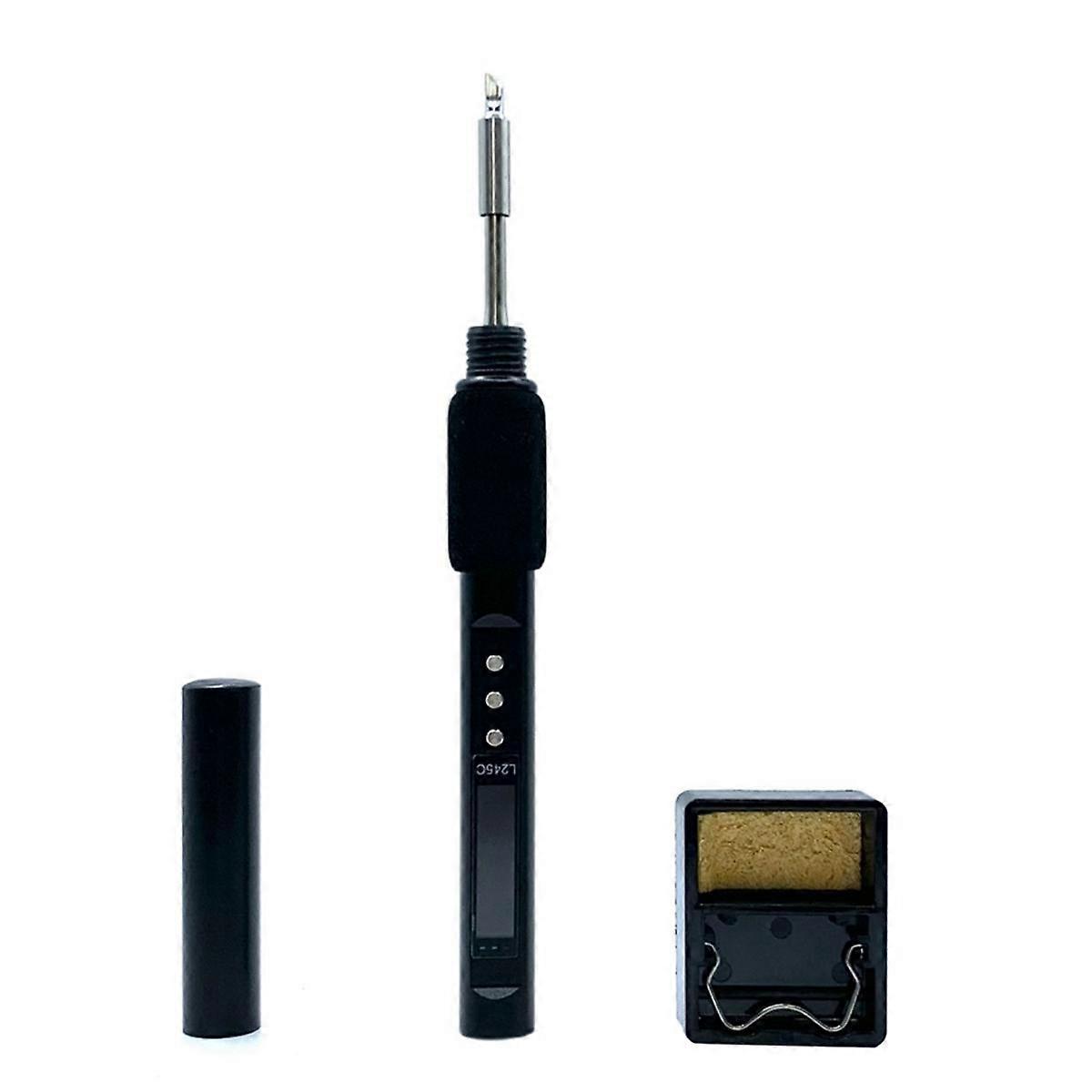 L245C PD 100W Portable Electric Soldering Iron 50-500C Adjustable Temperature 0.99-Inch Color Scre