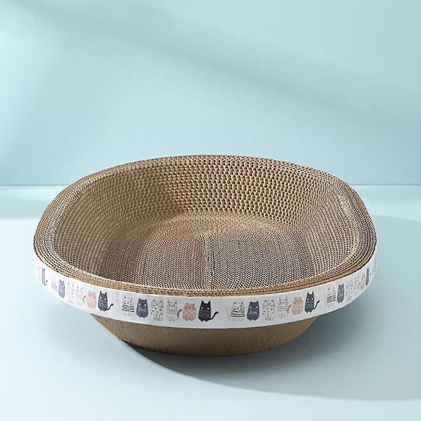 Cat Scratch Cardboard Catnip Scratching Pad Scratcher Board Sofa Bed