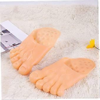 Pantoufles Drole Pieds D'homme Des Cavernes Baoblaze - Pantoufles Déjantées Pour Déguisement Halloween Pantoufle Homme Drole