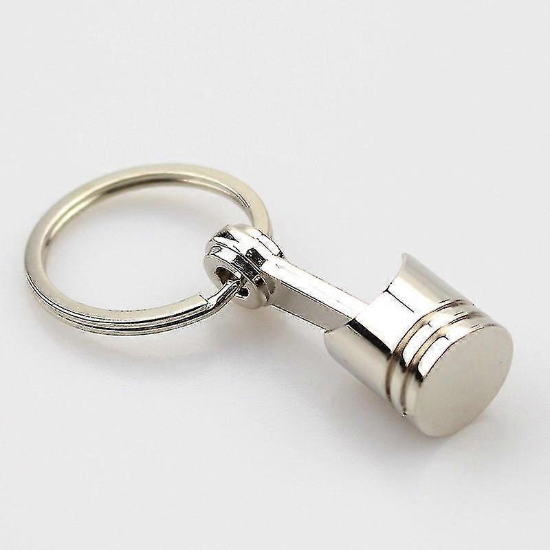 Universal Engine Block Piston Assembly Style Key Chain Ring Fob Keychain