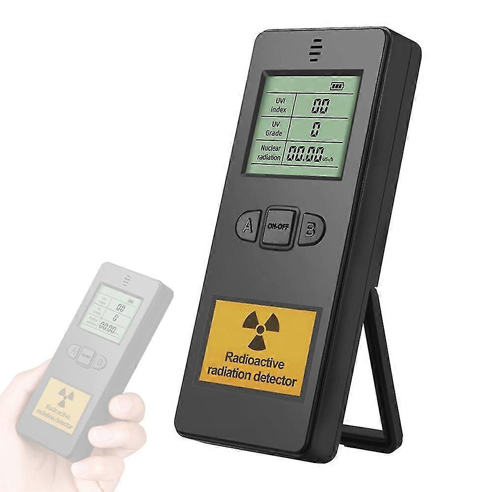 Handheld Portable Nuclear Radiation Detector Household LCD Display Laboratory Multi-function Radioac