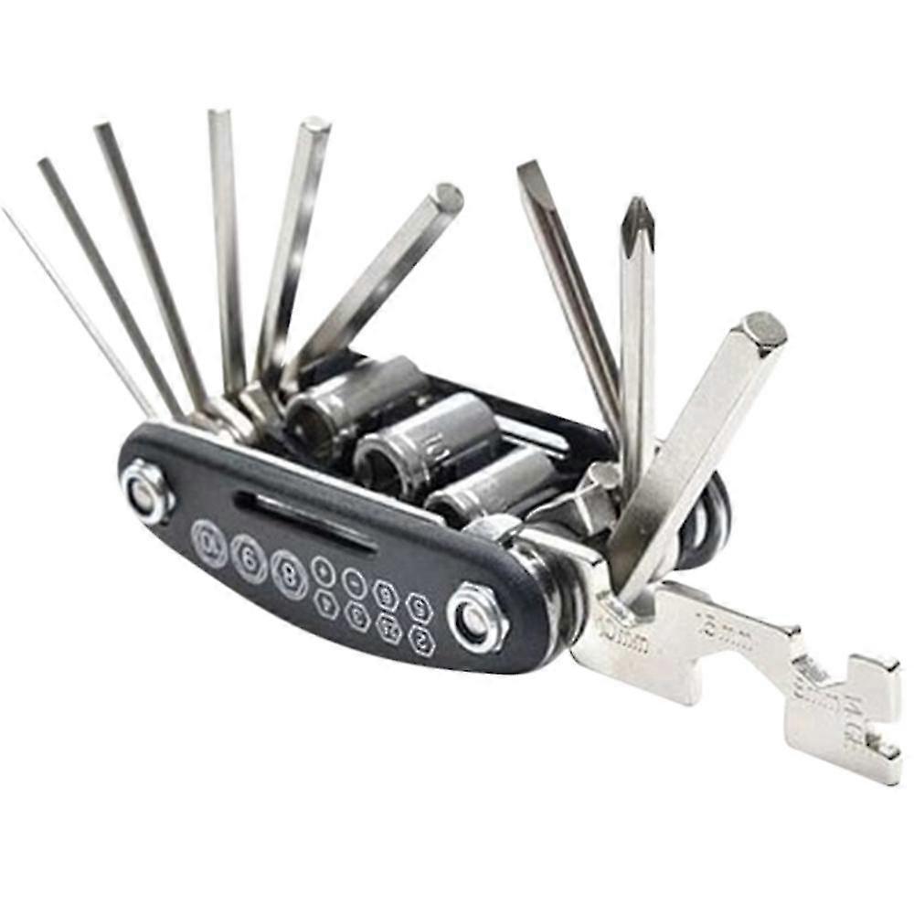 Bicycle Tool Hexagonal Screwdriver Socket Wrench Portable Folding
