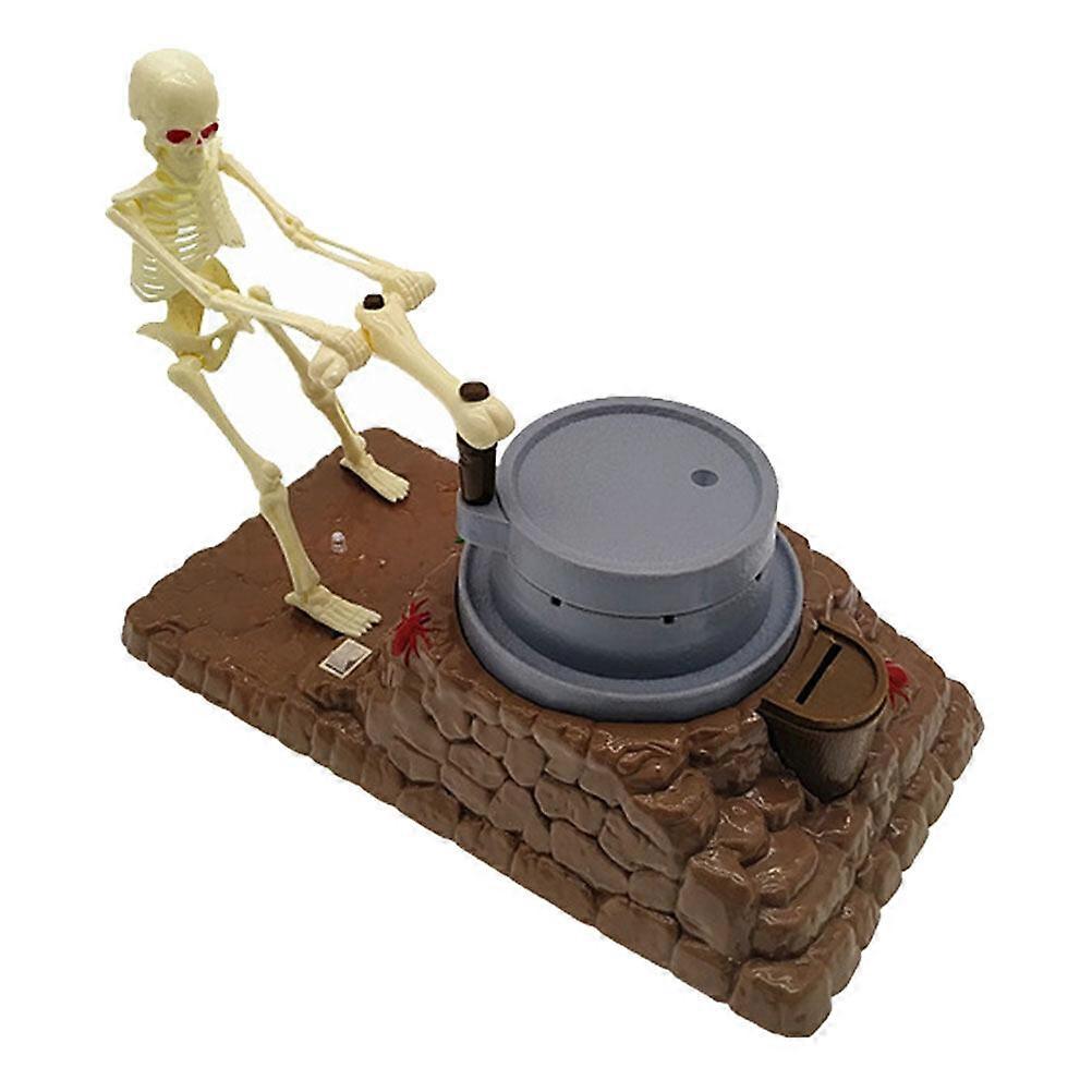 Skeleton Piggy Bank with Music Light Prank Piggy Bank Funny Money Box Party Saving Pot