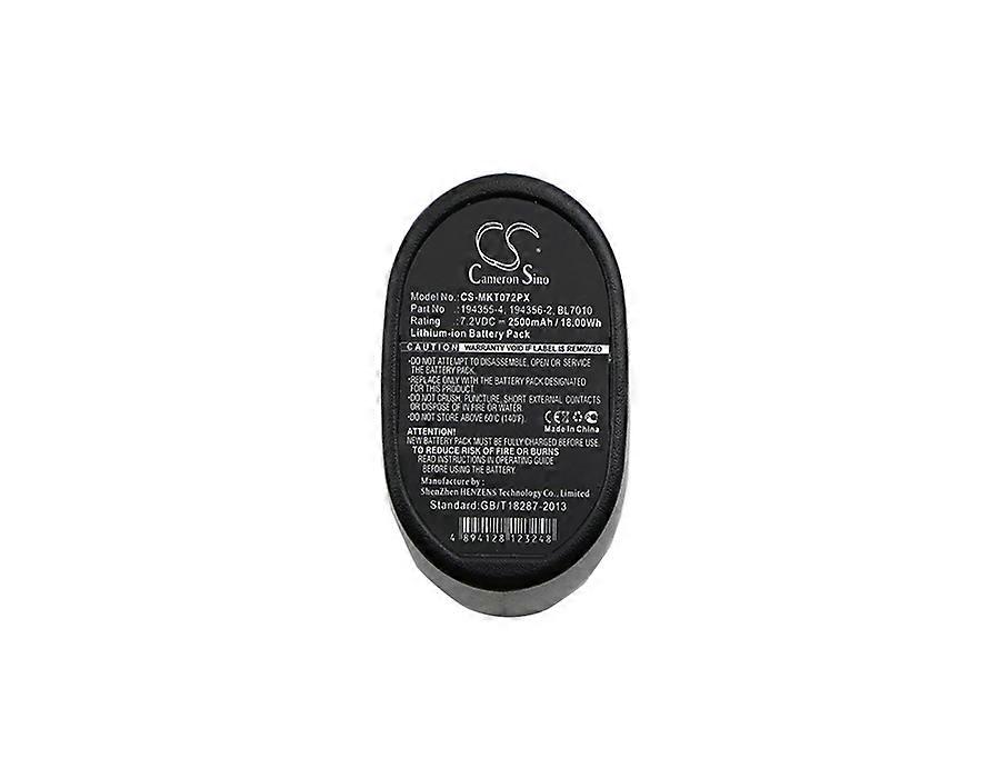 CS 2500mAh Battery For Makita 194355-4 194356-2 BL7010 BL7015 CL070 CL070D CL070DS CL070DZ CL072 CL072D CL072DS CL072DZ DF010