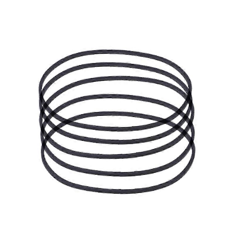5PCS 2mm Square Folded Rubber Belt for Recorders Universal 41-190mm