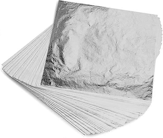 Gold Leaf Sheets 100 Gold Foil Sheets 9 x 9 cm Multipurpose Gold Leaf for Nails, Art & DIY Projects, Picture Frames
