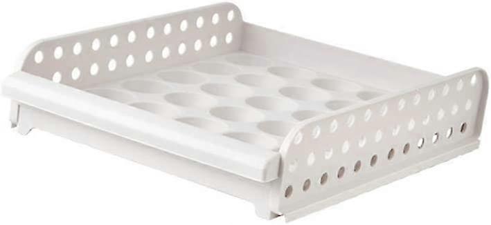 Plastic Fridge Egg Rack, Polypropylene, Single Layer, 33 * 26.5 * 14.3cm