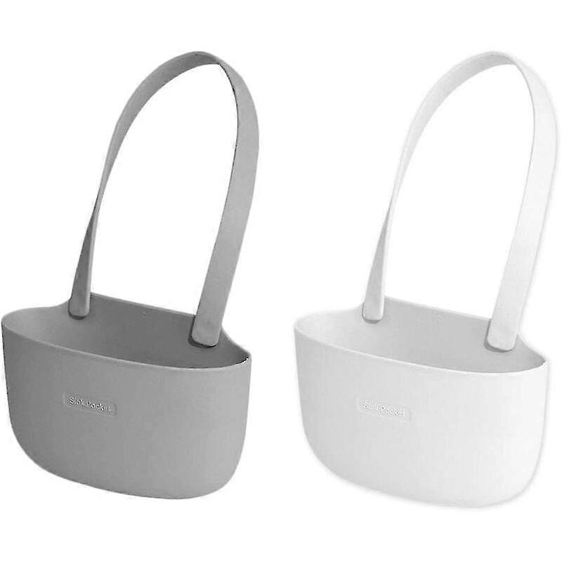 2PCS Kitchen Sink Organizer And Sponge Holder