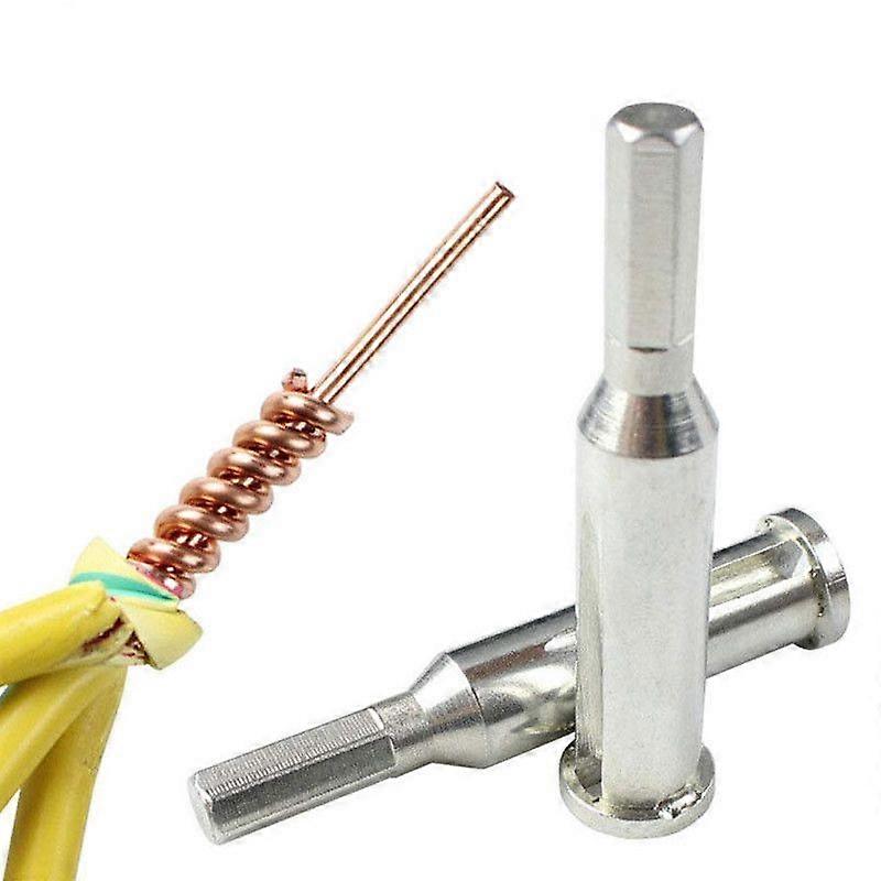 2.5/4 Square Universal Wire Twisting Tool Electrical Cable Quick Connector Automatic Twisting Wire Stripping Stripper Twister