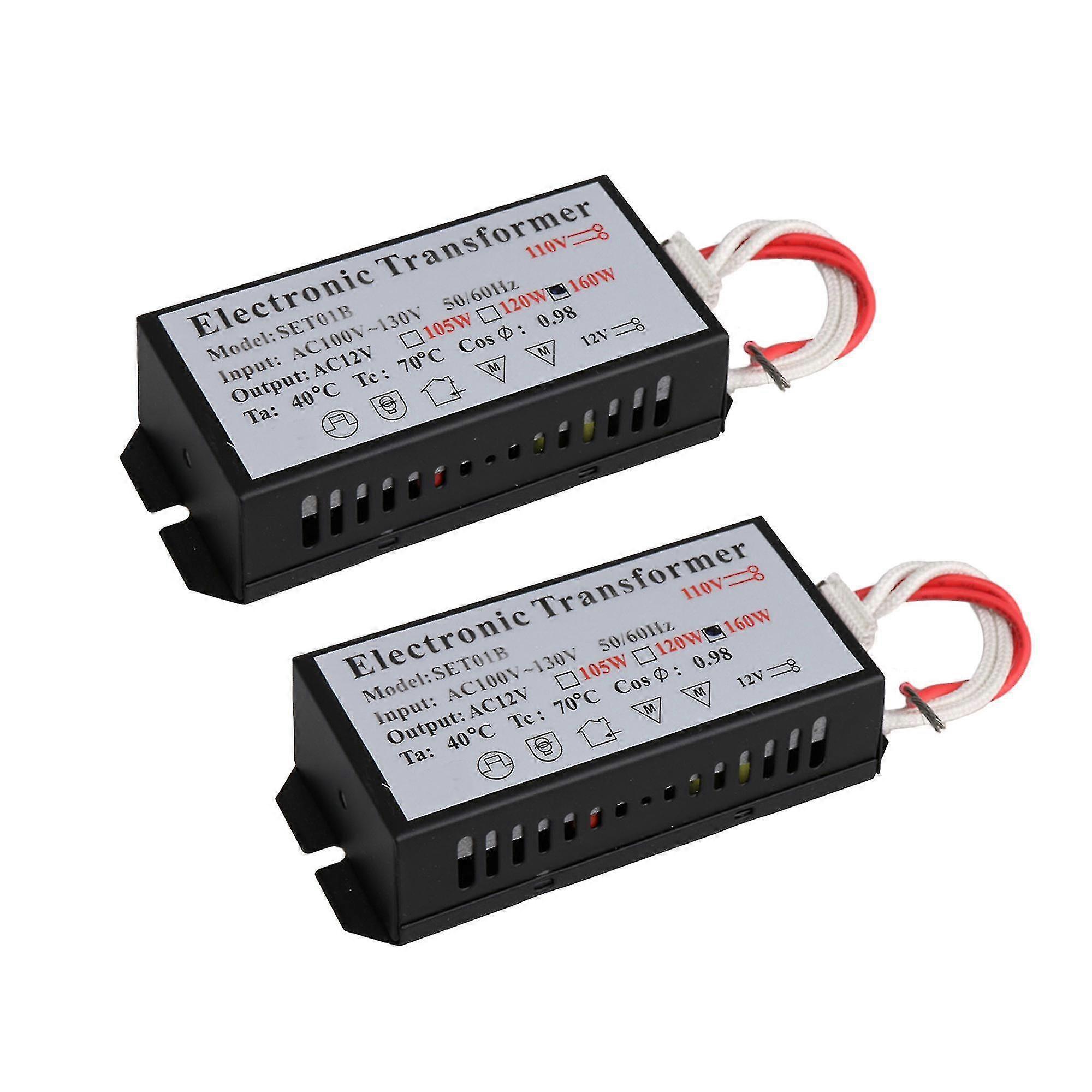 2 X Ac To 12v Halon Electronic Transformer Ing Tools