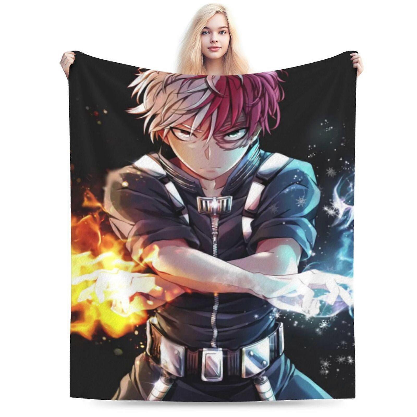 j69 My Hero Academia Blanket, Anime Throw Blanket For Couch Sofa Bed, Soft Cozy LightweightMT5208