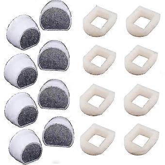 16 Pack Foam Prefilters And Carbon Filter Compatible With...