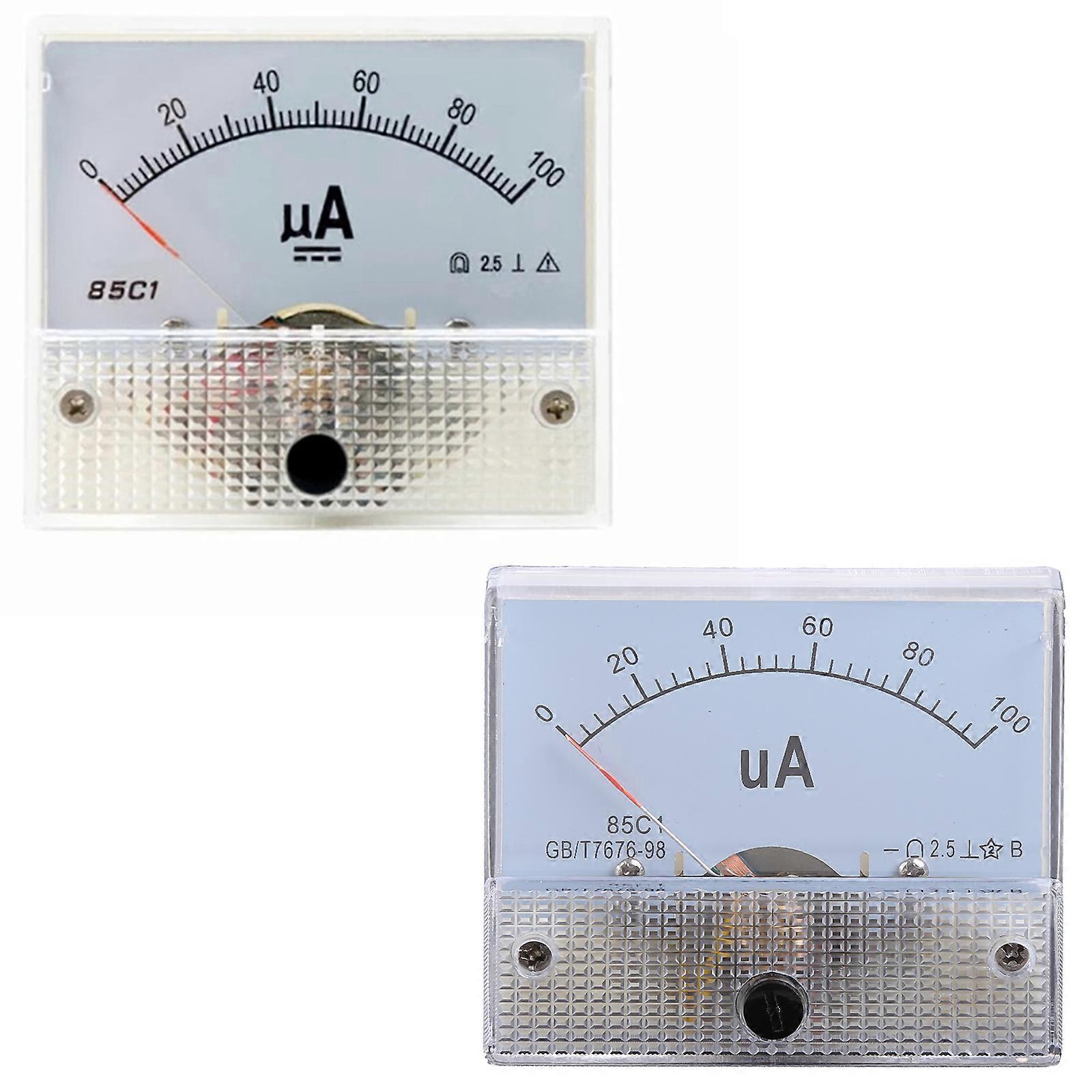  AMP Analog Meter Panel Current Ammeter Rectangle Panel Mounted Current Meter
