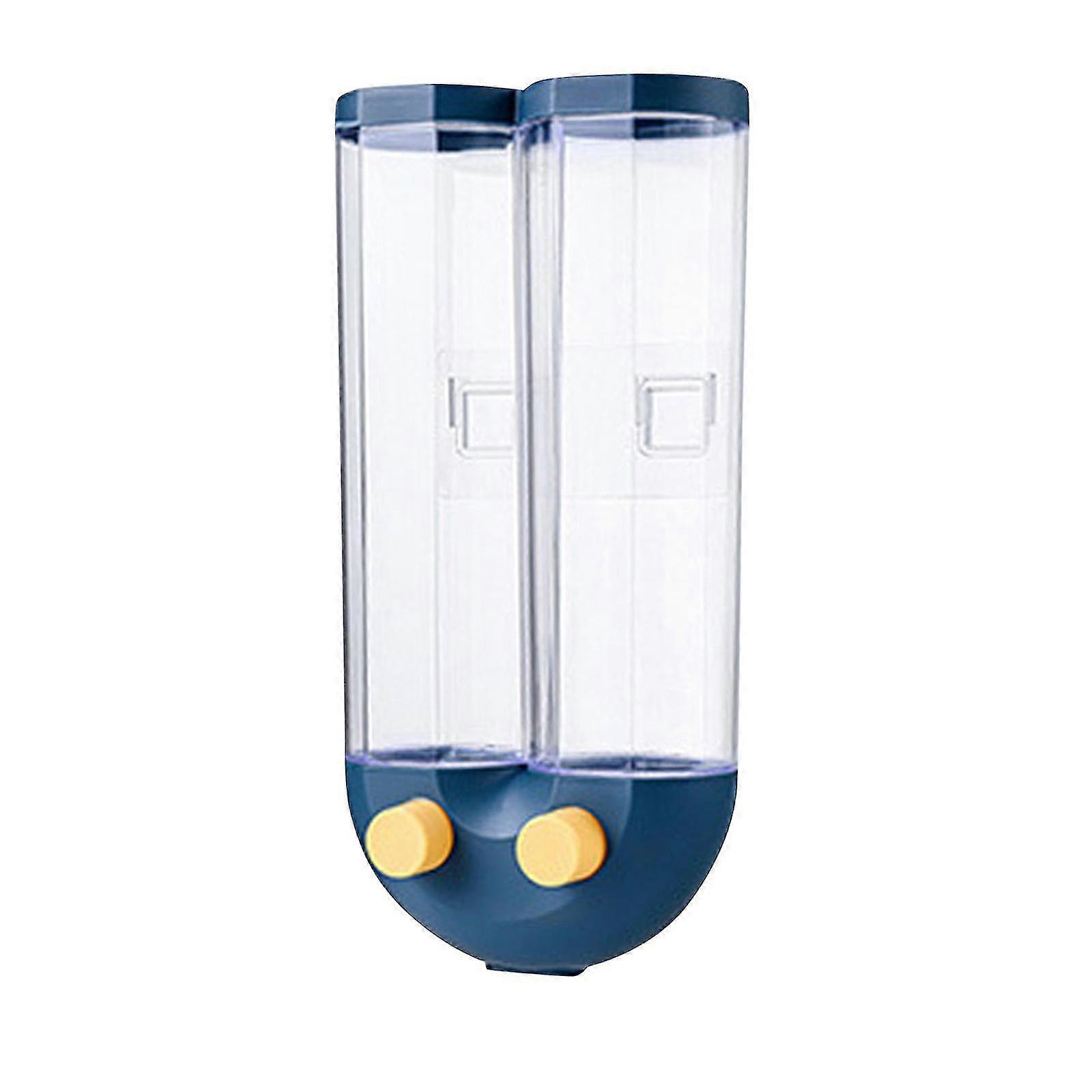 Wall mounted grain storage box partition grain storage box transparent grain storage nano box
