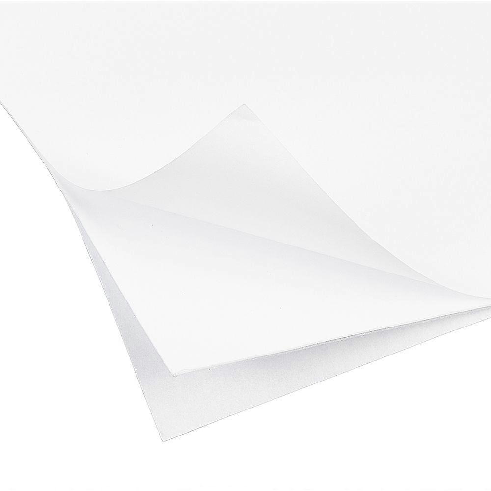 Sponge EVA Sheet Foam Paper Sets With Double Adhesive Back Antiskid Rectangle White 30x21x0.1cm